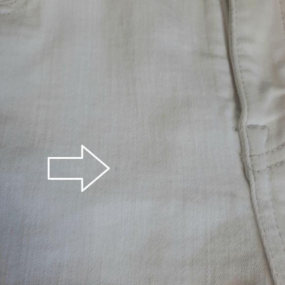 Madewell Alley Straight Distressed Raw Hem White Jeans size 29 - Picture 16 of 16